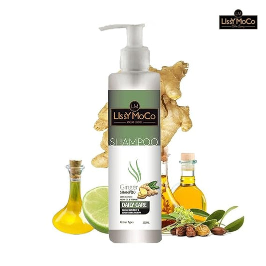 Ginger Shampoo Enriched with Argan Oil and Vitamin E