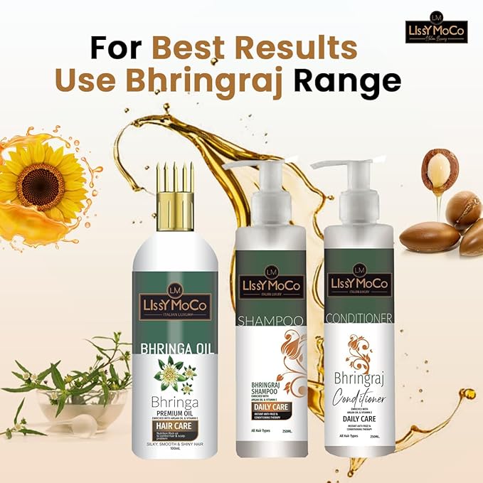 Bhringraj Hair Oil For Lustrous Hair Growth For All Types of Hair (100 ml)