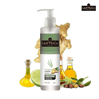 Ginger Shampoo Enriched with Argan Oil and Vitamin E
