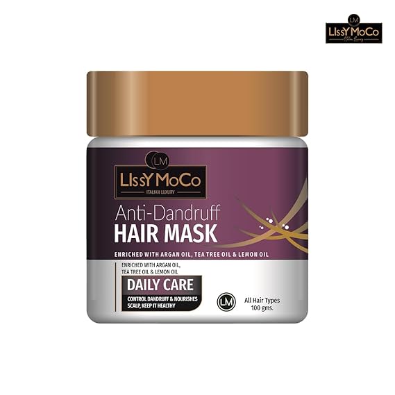 Anti-Dandruff Hair Mask with Tea Tree & Lemon Oil
