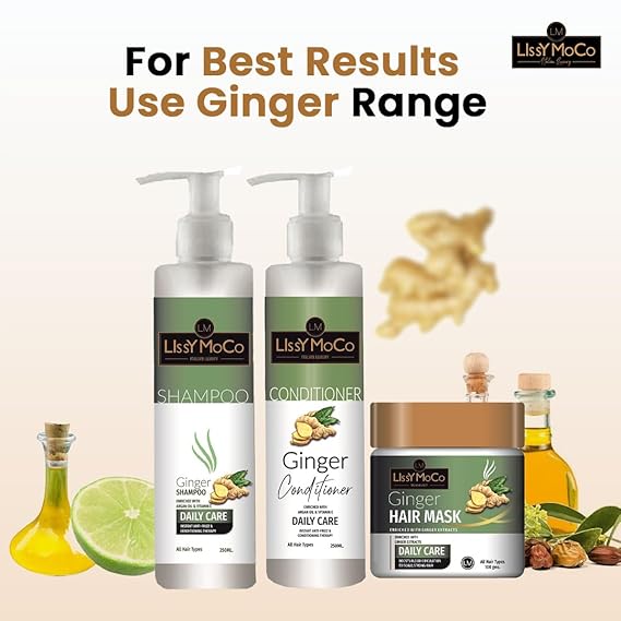 Ginger Shampoo Enriched with Argan Oil and Vitamin E