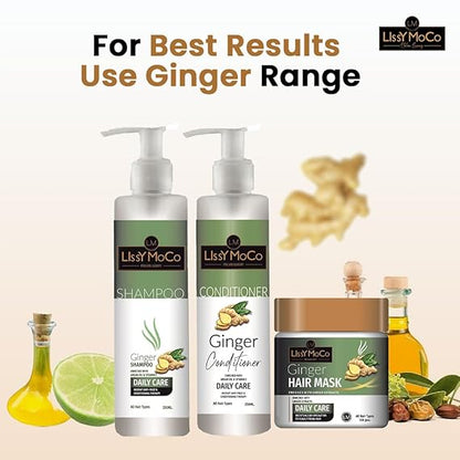 Ginger Shampoo Enriched with Argan Oil and Vitamin E