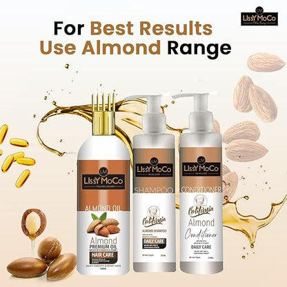 Almond Hair Oil For Softens Hair Texture