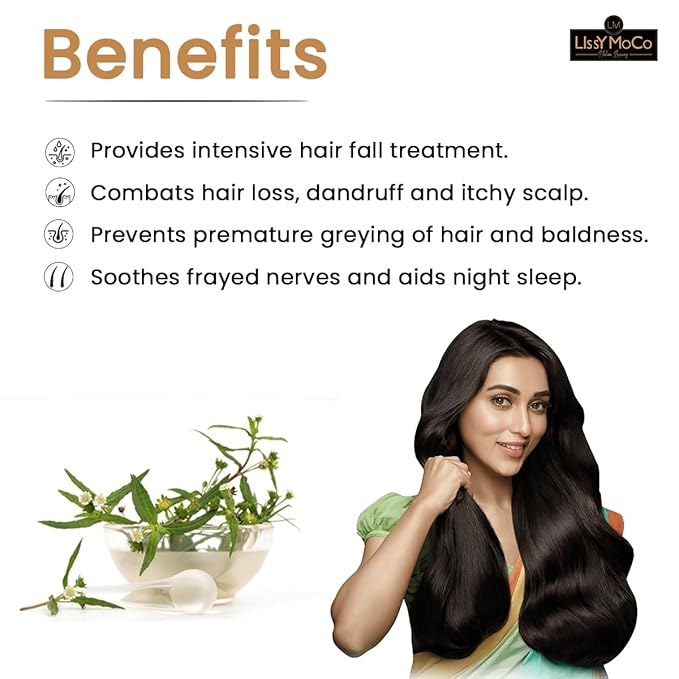 Bhringraj Hair Oil For Lustrous Hair Growth For All Types of Hair (100 ml)