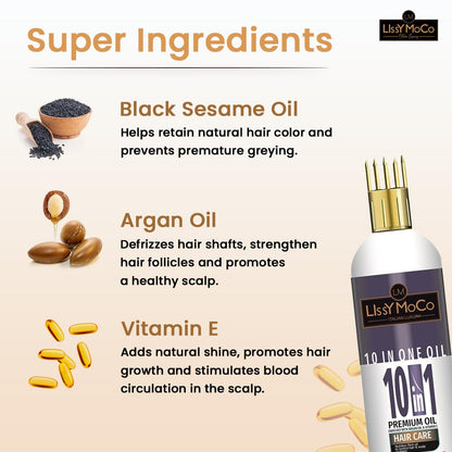 10 in 1 Hail Oil For Deeply Nourishes Scalp (100 ml)