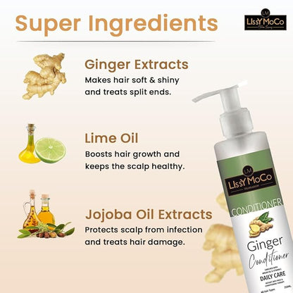 Ginger Conditioner with Ginger and Lime Oil Extract
