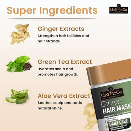 Ginger Hair Mask with Ginger & Green Tea Extract