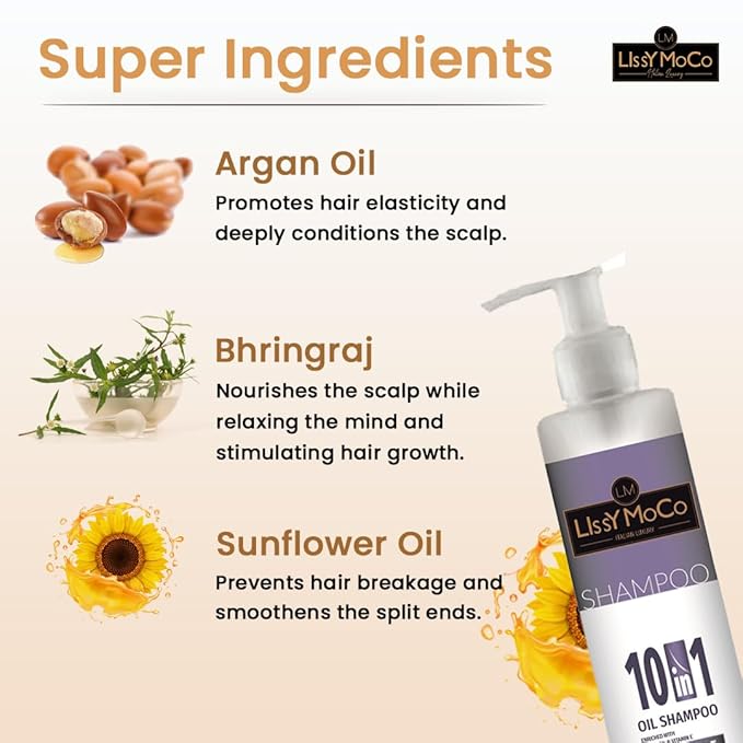 10 in 1 Premium Oil Shampoo