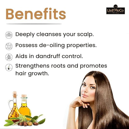 Ginger Shampoo Enriched with Argan Oil and Vitamin E