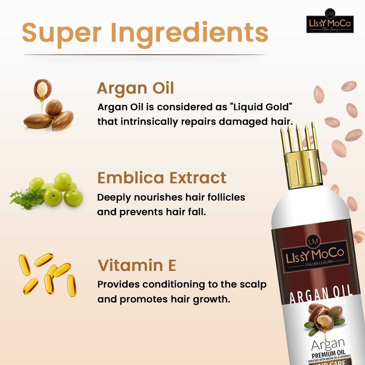 Argan Hair Oil For Promotes Hair Growth (100 ml)