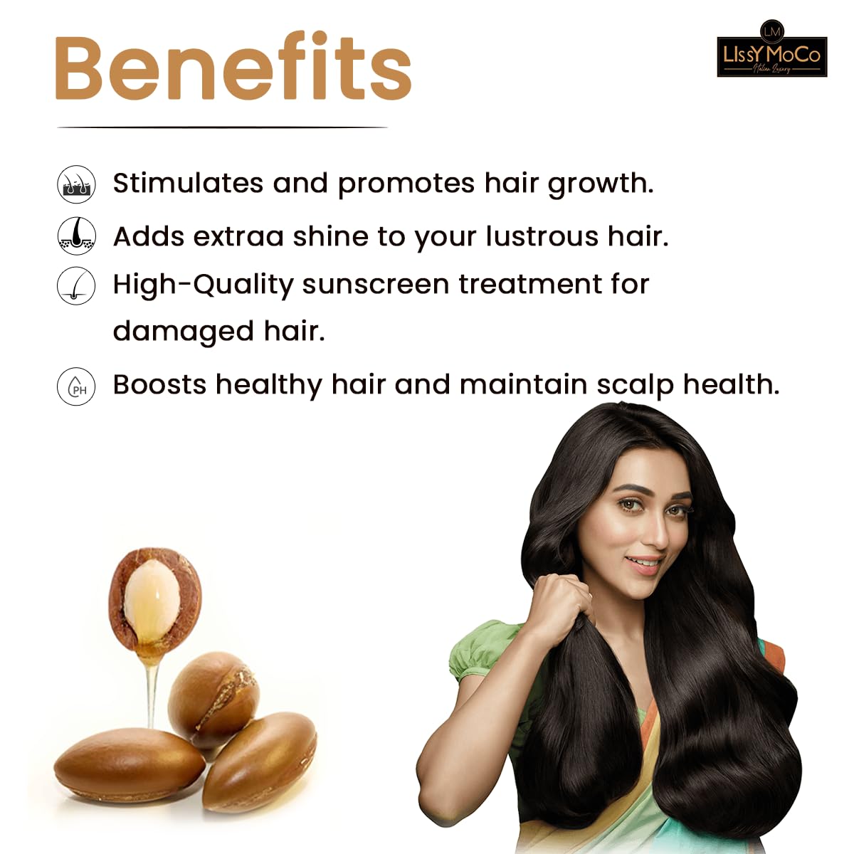 Argan Hair Oil For Promotes Hair Growth (100 ml)