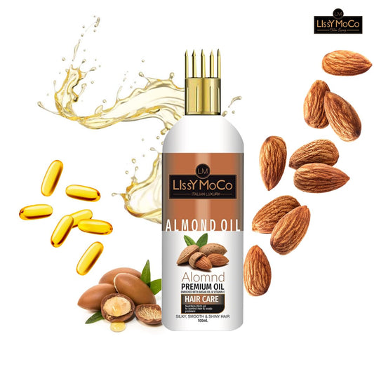 Almond Hair Oil For Softens Hair Texture (100 ml)