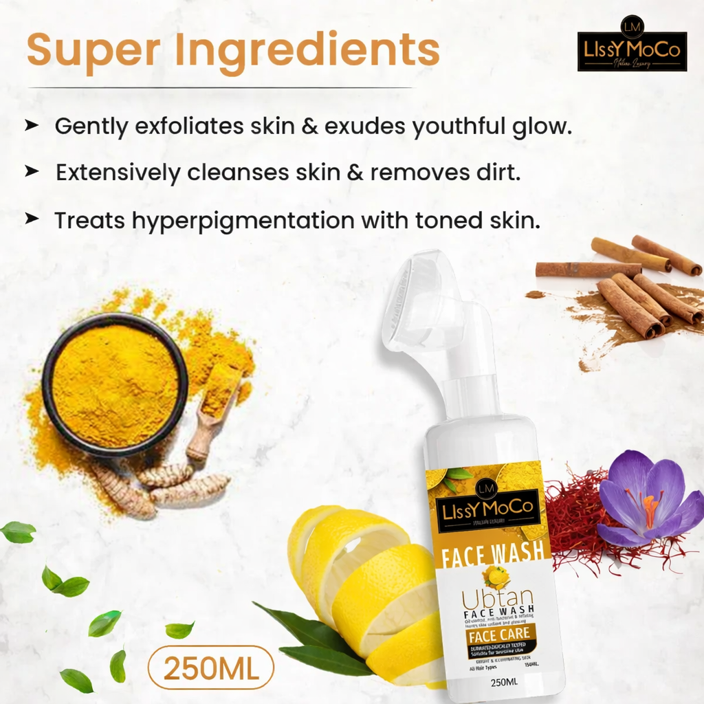 Ubtan Face Wash for Treats Hyperpigmentation (250 ml)
